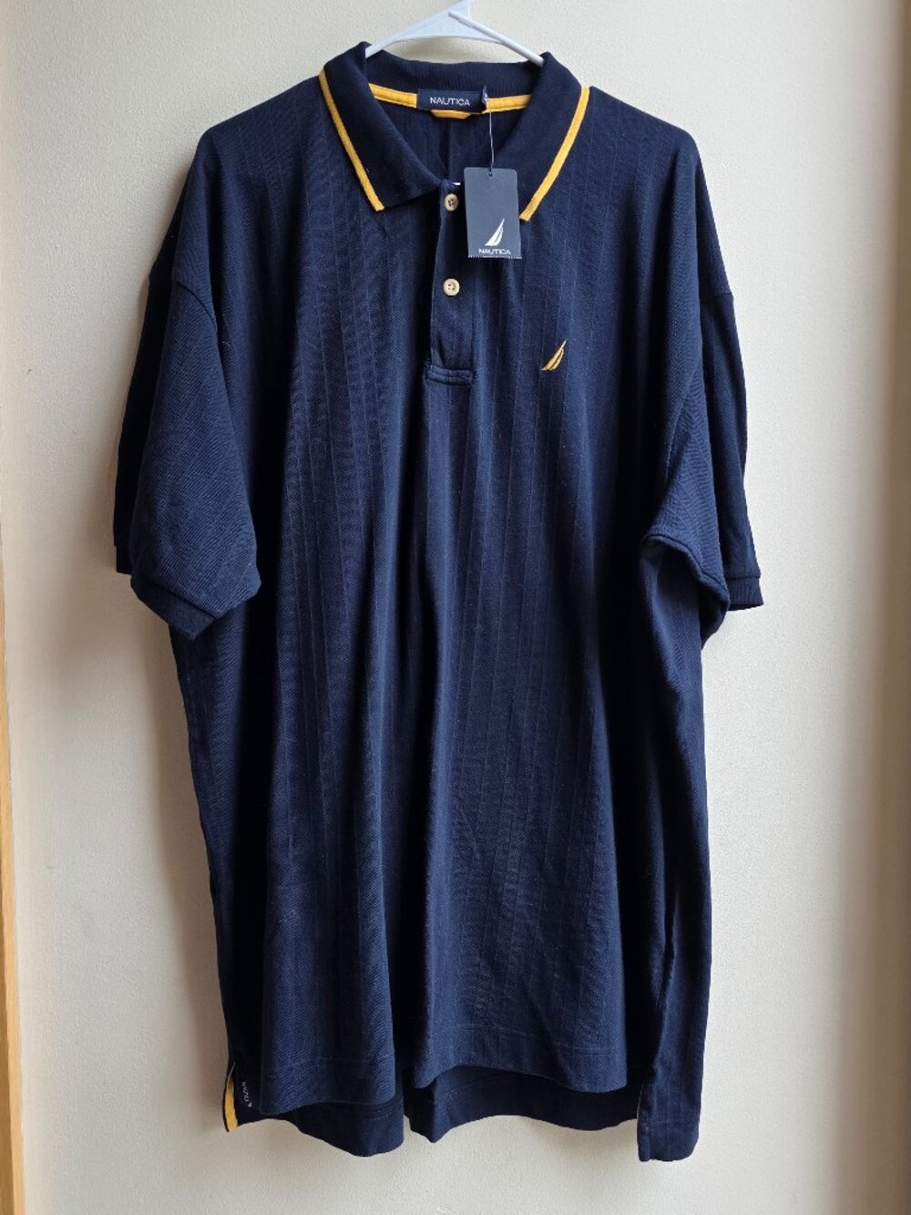 NWT Nautica Navy Golf Polo Shirt Big & Tall Size XXL